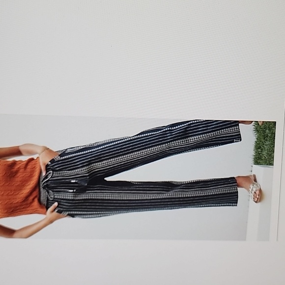 Anthropologie Black and White Drawstring Pants Size Small - Picture 11 of 11